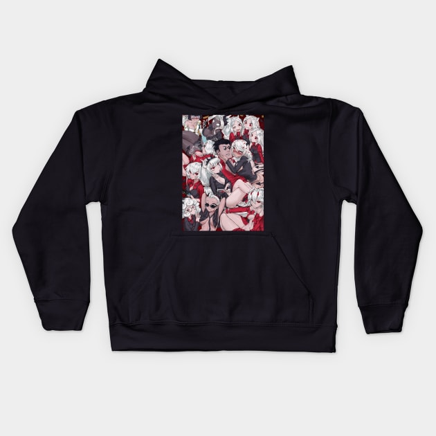 helltaker Kids Hoodie by harayamanawari